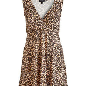 Cheetah print dress (NWOT)